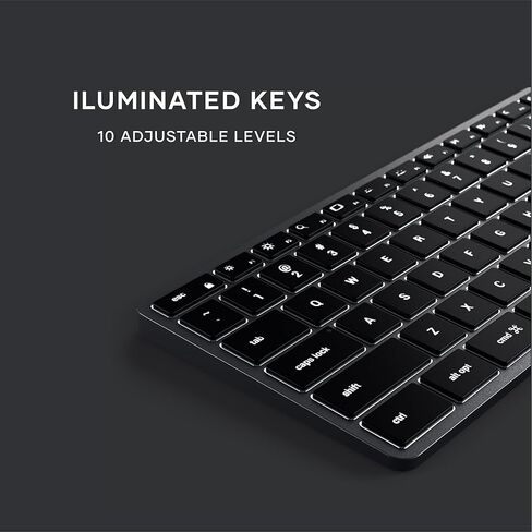 Satechi Slim X3 Bluetooth Backlit Keyboard & OntheGo Wireless Bluetooth Mouse, Rechargeable Battery in Saudi Arabia