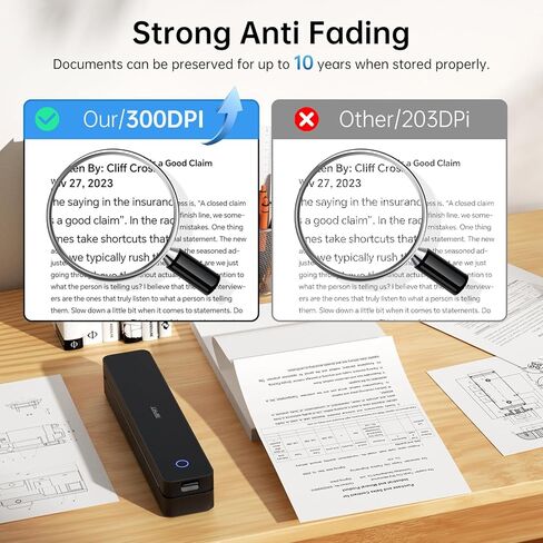 200 Sheet Thermal Folding Printing Paper, 8.5x11 Inches US Letter Continuous Printing for MT610 Thermal printer Compatible with iDPRT/HPRT/PRT Portable Printer and Other Document Printers in Kuwait