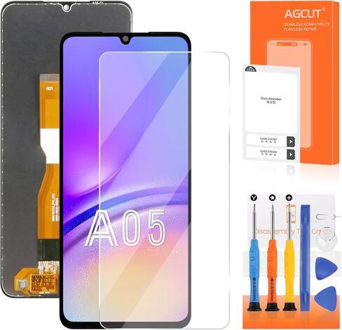 قطع غيار سامسونج جالاكسي A05 لشاشة سامسونج A05 LCD A055M A055F/DS LCD تعمل باللمس محول الأرقام الجمعية إصلاح أطقم in Kuwait