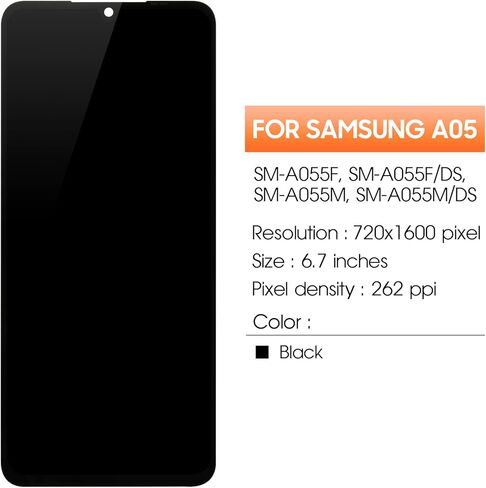قطع غيار سامسونج جالاكسي A05 لشاشة سامسونج A05 LCD A055M A055F/DS LCD تعمل باللمس محول الأرقام الجمعية إصلاح أطقم in Kuwait