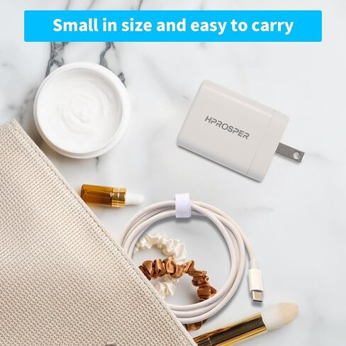 Cell Phone Wall Charger Block Fast Charging with Type C to Type C & Lightning Cable 3ft, PD 35W USB-C & QC 3.0 USB-A Port, for iPhone 17/16/15/14 and More, AirPods, iPad and Android Phones in Saudi Arabia