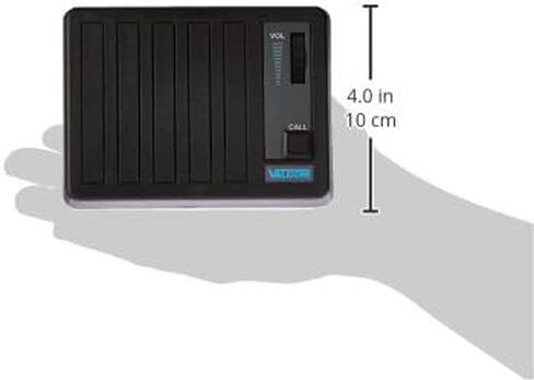 Valcom V-764-BK Push Button Talkback Desktop and Wall Speaker, Black in Saudi Arabia