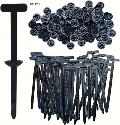 100PCS Black Zip Ties, Cable Tie Buckle, Nylon Universal Cable Tie Buckle, Zip Ties Heavy Duty, cable Management, Car Universal cable tie Repair buckle Plastic Fasteners, Tools & Home Improvement in Saudi Arabia