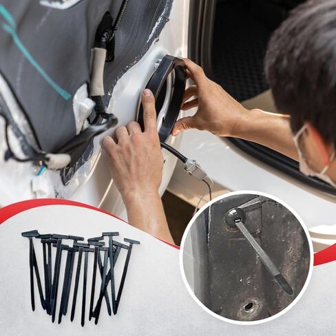 100PCS Black Zip Ties, Cable Tie Buckle, Nylon Universal Cable Tie Buckle, Zip Ties Heavy Duty, cable Management, Car Universal cable tie Repair buckle Plastic Fasteners, Tools & Home Improvement in Saudi Arabia