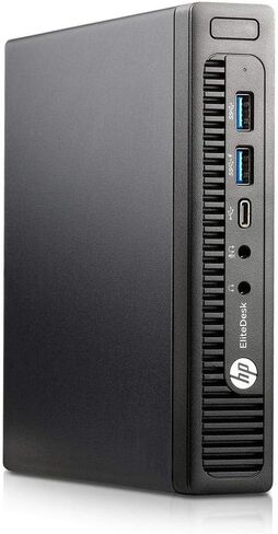 HP Elitedesk 800G2 mini PC Desktop Computer, Intel Core 6th Gen Processor, 8GB RAM, 256GB SSD, Keyboard and Mouse, Win 11 (renewed) in Saudi Arabia
