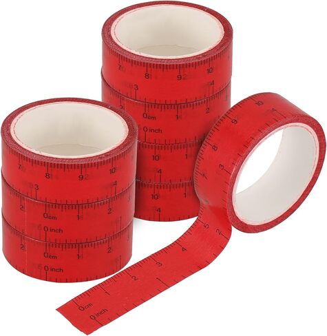 8 Packs Double Scale Antler Measuring Tapes 0.6 "×200" Adhesive Scoring Tape for Measuring Deer Antlers Repeating Adhesive Measuring Tape for Hunting Marking Prey Measuring Antlers Length in Saudi Arabia