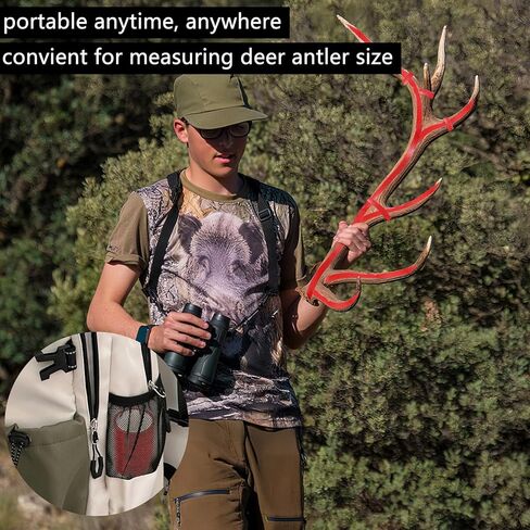 8 Packs Double Scale Antler Measuring Tapes 0.6 "×200" Adhesive Scoring Tape for Measuring Deer Antlers Repeating Adhesive Measuring Tape for Hunting Marking Prey Measuring Antlers Length in Saudi Arabia