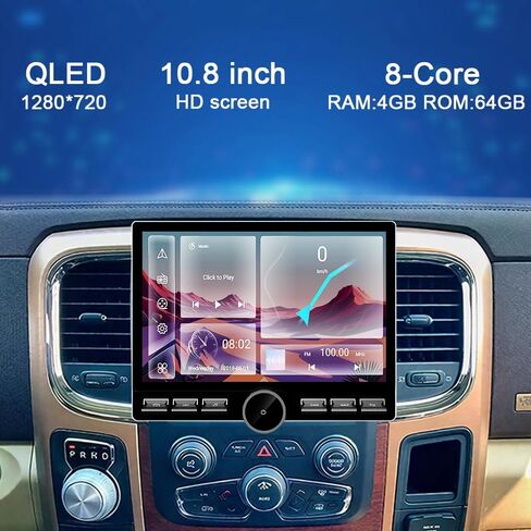 Android 15 for Honda Insight Radio 2009-2014 with Apple Carplay Android Auto4GB RAM+64GB ROM 10.8" Touch Screen with Car Stereo GPS WiFi Bluetooth FM Backup Camera SWC in Kuwait