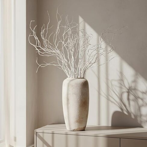Norme 6 Pcs 47.2 Inch Lifelike Curly Willow Branches for Vases Artificial Decorative Dried Twigs Tall Plastic Vine Bendable Stick for DIY Plant Crafts Farmhouse Wedding Winter Home Hotel Decor(Brown) in Saudi Arabia