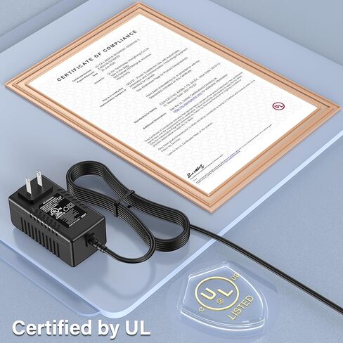 UL Listed Power Cord for ALLWEI 300W 280Wh 600W SGR-PPS300-2 Power Station Peak Replacement Charger AC Adapter 6.0Ft Extra Long DC Supply PERFEIDY in Saudi Arabia