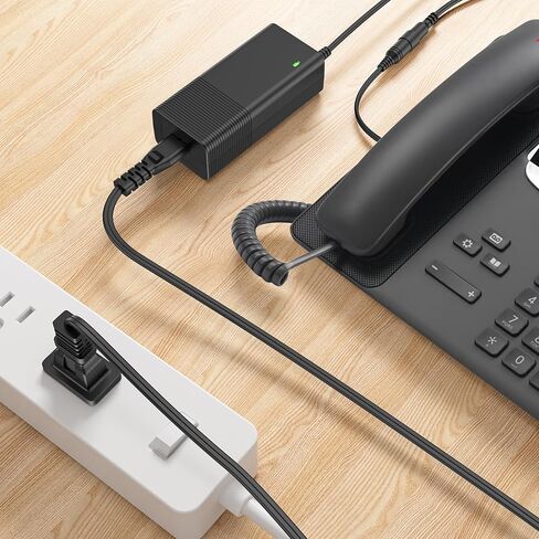 مصدر طاقة 48 فولت متوافق مع موديلات هواتف Cisco 8811، 8841، 8851، 8861، 8961، 9951، 9900 Series استبدال شاحن هواتف IP in Kuwait