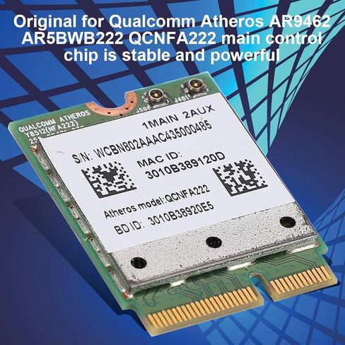 بطاقة Acogedor Dual Band Atheros AR9462 300Mbps WiFi مع BT 4.0 لـ ACER V3 371 E5 571G V5 573G in Kuwait