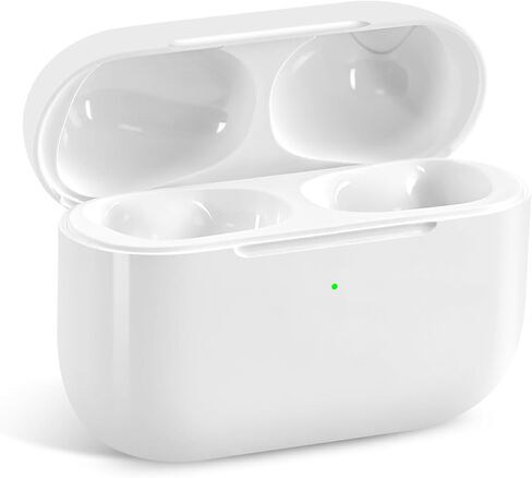 حافظة شحن لاسلكية متوافقة مع AirPod Pro الجيل الثالث مع شحن USB-C، استبدال علبة شاحن Air Pod Pro 3 مع وظيفة الاقتران بالبلوتوث، بدون سماعات أذن in Kuwait