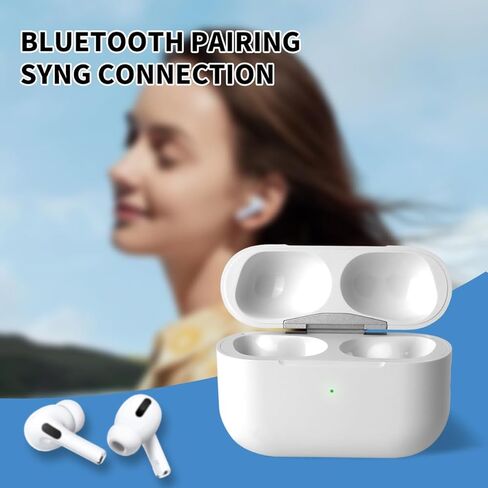 Replacement Charging Case Compatible with AirPods Pro 1 & 2, Wireless Charging AirPod Pro Charging Case,(USB-C) (White) in Saudi Arabia