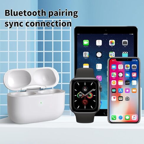 Replacement Charging Case Compatible with AirPods Pro 1 & 2, Wireless Charging AirPod Pro Charging Case,(USB-C) (White) in Saudi Arabia