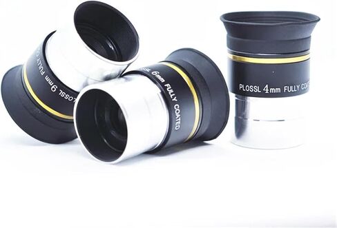 1.25 Inch 31.7mm Plossl Eyepiece | 4/6/9mm Full Metal Astronomical Telescope Accessory Set(Plossl 4mm) in Saudi Arabia