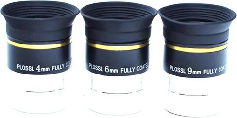 1.25 Inch 31.7mm Plossl Eyepiece | 4/6/9mm Full Metal Astronomical Telescope Accessory Set(Plossl 4mm) in Saudi Arabia