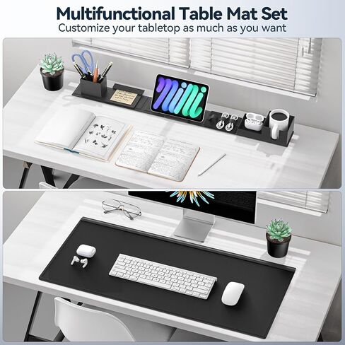 KDD 6 in 1 Desk Pad and Organizer Set and 4-Slot Vertical Laptop Stand in Saudi Arabia