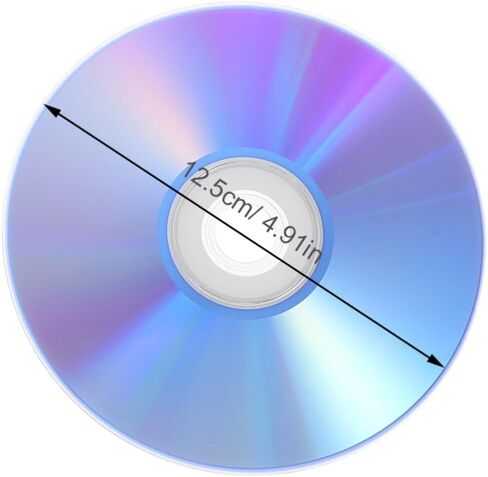 قرص DVD/cd فارغ من Gadpiparty DIY مع صندوق تخزين البيانات، وسائط فيديو بلاستيكية فارغة لحرق إنتاج الموسيقى وتسجيل مؤتمرات الهاتف وملحقات الوسائط القابلة للكتابة in Saudi Arabia