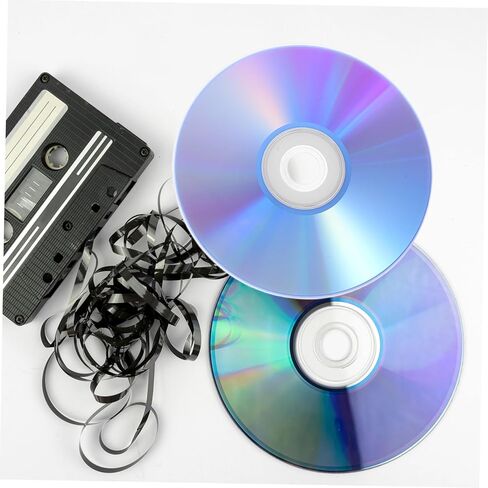 قرص DVD/cd فارغ من Gadpiparty DIY مع صندوق تخزين البيانات، وسائط فيديو بلاستيكية فارغة لحرق إنتاج الموسيقى وتسجيل مؤتمرات الهاتف وملحقات الوسائط القابلة للكتابة in Saudi Arabia