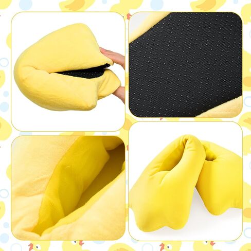 Liitrsh 3 Pcs Winter Duck Costume Accessories Set Funny Duck Mask Feet Slippers Shoes Socks for Carnival Men Women Cosplay in Saudi Arabia