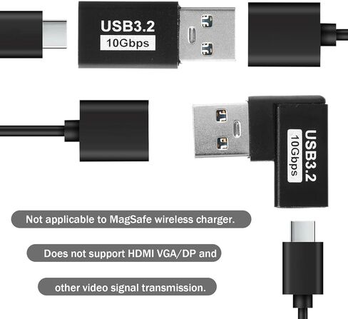 6 Pack USB C to USB A Adapter High Speed, USB C Female to USB3.2 Male Adapter 10Gbps USBA to USBC Adapters Connector High Speed USB-Extension Connector Support Charge Data Sync in Saudi Arabia