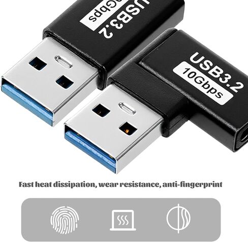 6 Pack USB C to USB A Adapter High Speed, USB C Female to USB3.2 Male Adapter 10Gbps USBA to USBC Adapters Connector High Speed USB-Extension Connector Support Charge Data Sync in Saudi Arabia