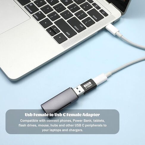 6 Pack USB C to USB A Adapter High Speed, USB C Female to USB3.2 Male Adapter 10Gbps USBA to USBC Adapters Connector High Speed USB-Extension Connector Support Charge Data Sync in Saudi Arabia