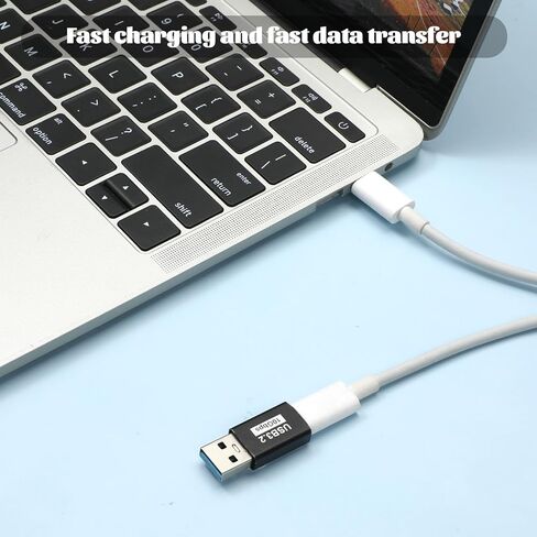 6 Pack USB C to USB A Adapter High Speed, USB C Female to USB3.2 Male Adapter 10Gbps USBA to USBC Adapters Connector High Speed USB-Extension Connector Support Charge Data Sync in Saudi Arabia