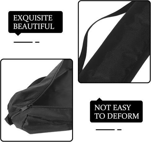 حقيبة حمل ثلاثية القوائم: حقيبة تخزين من نسيج أكسفورد لحامل ثلاثي القوائم للكاميرا المحمولة، حزام كتف مبطن يناسب Monopods، حامل مكبر الصوت 27.56 × 4.33 × 3.15 بوصة in Kuwait