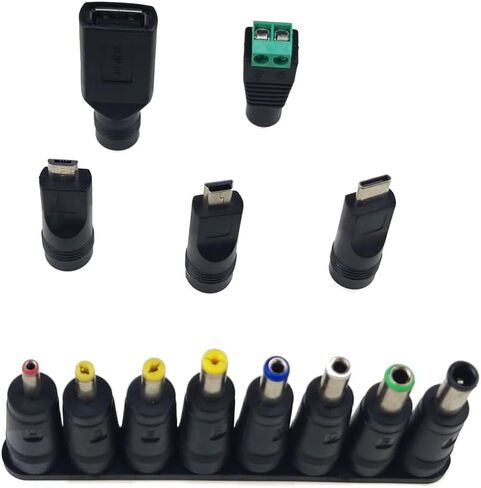 5V 12A Power Adapter, Multi-Port Multi-Function Charger, 5-Port Charging Station, Suitable for Multiple Devices, Compatible with Smartphones, Tablets, for DJI Drones, and Remote Controllers in Saudi Arabia