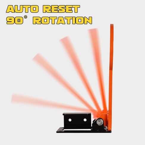 Highwild 3/8" AR500 6" Classic Popper Steel Shooting Target - Auto Reset, Orange in Saudi Arabia