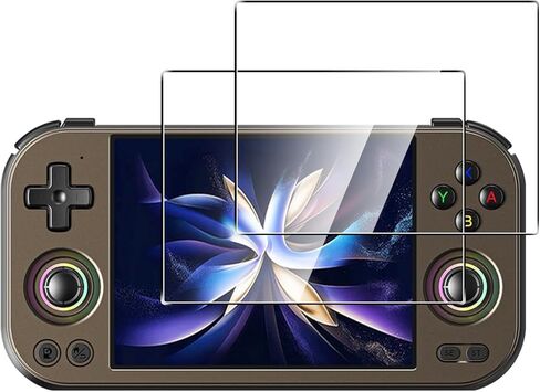 2 Pack Compatible with Anbernic RG477M Screen Protector,Full Coverage 9H Tempered Glass Film,HD Clear Scratch Resistant,Bubble-Free for Anbernic RG477M Retro Game Screen Protector in Kuwait