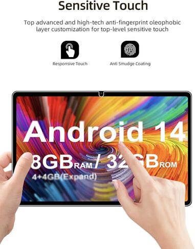 واقي شاشة لجهاز HOTTABLET Q8 PRO Tablet 7 بوصة Android 14.0، طبقة من الزجاج المقوى المقاوم للخدش عالي الدقة لجهاز HOTTABLET Q8 PRO للحماية من السقوط، حساس للمس، مضاد لبصمات الأصابع، عبوة واحدة. in Kuwait