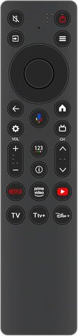 RC813A جهاز تحكم عن بعد صوتي بديل متوافق مع سلسلة TCL QM6K QM7K QD-Mini LED 4K UHD Google Smart TV 55QM7K 50QM6K 65QM7K 75QM7K 85QM7K 98QM7K 55QM6K 65QM6K 75QM6K 85QM6K 98QM6K 2025 in Saudi Arabia
