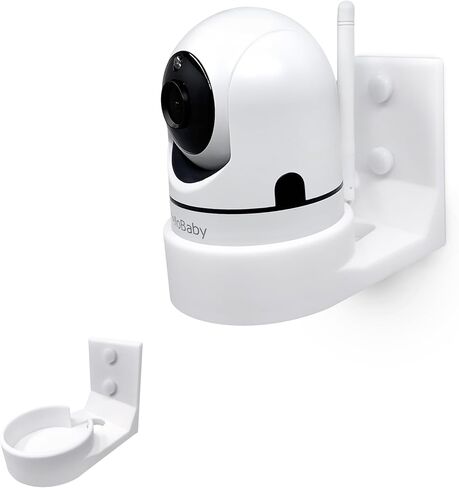 Wall Mount for HelloBaby HB6550 Baby Camera – Easy Install Custom Fit Bracket with 3M Tape & Screws for Secure Mounting – Better Viewpoint & Stability – by Brainwavz in Saudi Arabia