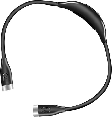 ضوء القراءة للرقبة، ضوء كتاب USB قابل لإعادة الشحن للعناية بالعين، شريط رقبة مرن قابل للتعديل للقراءة في السرير والجري الليلي في الهواء الطلق in Kuwait