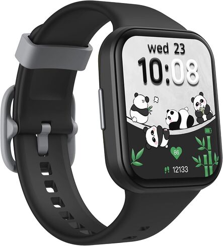 ساعة بارسونفر الذكية للأطفال مع نظام مهام ومكافآت الوالدين والطفل، متتبع اللياقة البدنية الممتع مع 20 وضعًا رياضيًا، مراقب معدل ضربات القلب والنوم، مقاومة للماء IP68، هدية عيد ميلاد رائعة للأولاد والبنات 5-16، أسود in Kuwait