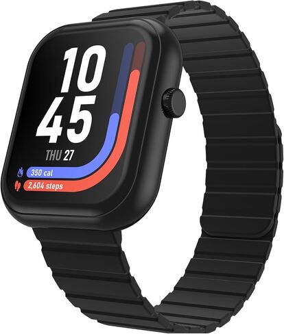 ساعة ذكية iTouch AIR 5 - شاشة AMOLED مقاس 1.85 بوصة، اتصال بلوتوث، أكثر من 100 وضع رياضي، معدل ضربات القلب، SPO₂، تتبع الإجهاد والنوم، مقاومة للماء IP68، عمر بطارية 7 أيام - لأجهزة Android وiOS in Saudi Arabia