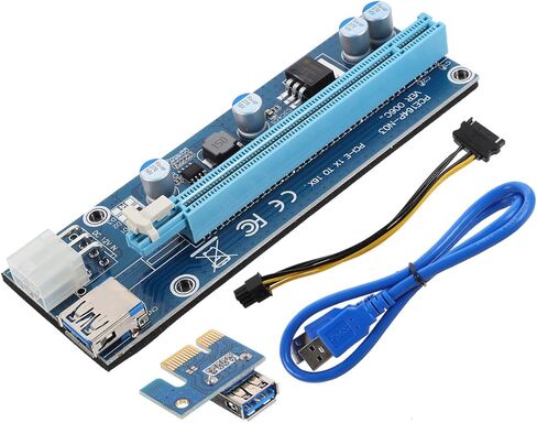 كابل محول بطاقة الرسومات لأجهزة الكمبيوتر المحمول Mini Pci-E إلى Pci-E X16 ملحق وحدة معالجة الرسومات الخارجية مع كابل USB لتحسين أداء الرسومات وقابلية التوسيع in Kuwait