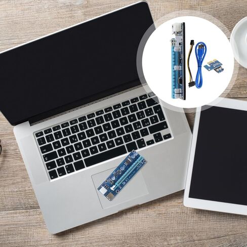 كابل محول بطاقة الرسومات لأجهزة الكمبيوتر المحمول Mini Pci-E إلى Pci-E X16 ملحق وحدة معالجة الرسومات الخارجية مع كابل USB لتحسين أداء الرسومات وقابلية التوسيع in Kuwait