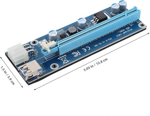كابل محول بطاقة الرسومات لأجهزة الكمبيوتر المحمول Mini Pci-E إلى Pci-E X16 ملحق وحدة معالجة الرسومات الخارجية مع كابل USB لتحسين أداء الرسومات وقابلية التوسيع in Kuwait