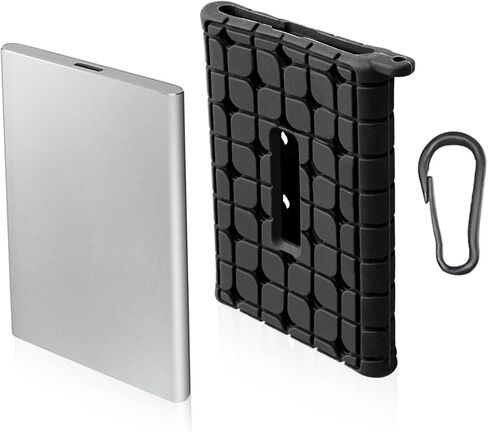 Silicone Protective Cover for Samsung T7 Solid State Drive SSD Hard Disk Silicone Protective Cover Travel (T7) in Saudi Arabia