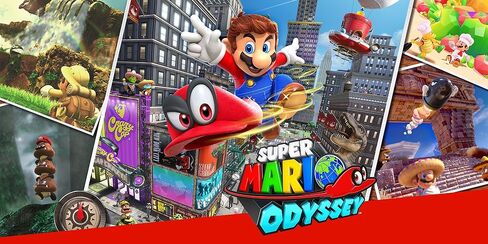Nintendo Switch Bundle (7 items): 32GB Console Gray Joy-con, 128GB Micro SD, Joy-Con (L/R)-Neon Red/Neon Blue, Game Disc Super Mario Odyssey, and Type C Cable in Saudi Arabia