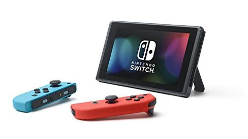 Nintendo Switch Bundle (6 items): 32GB Console Neon Red Blue Joy-con, Game Disc Super Mario Odyssey, Extra Pair of Joy-con Red and Blue,128GB Micro SD Card, Type C Cable, HDMI Cable in Saudi Arabia