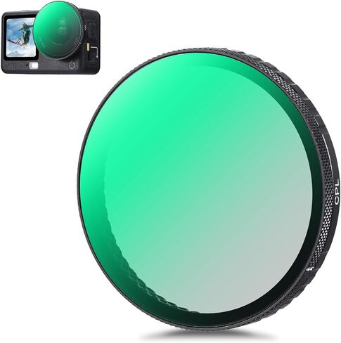 طقم فلتر K&F CONCEPT ND متوافق مع DJI Osmo Action 6، ND8 ND16 ND32 ND64 4 عبوات من فلاتر الزجاج البصري للتحكم في التعرض للضوء مع طلاء متعدد الطبقات in Kuwait