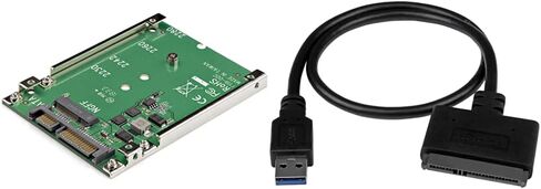 StarTech.com M.2 SATA SSD to 2.5in SATA Adapter and USB 3.1 to 2.5" SATA Hard Drive Adapter Bundle in Saudi Arabia