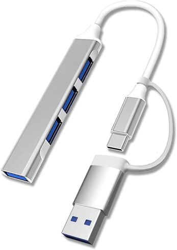USB 3.0 Hub,4-Port USB Hub USB Splitter USB Expander for Laptop, Flash Drive, HDD, Console, Printer, Camera,Keyborad, Mouse(Not for Charging) in Saudi Arabia