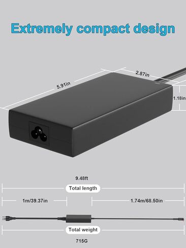 180W Charger for Acer Predator Helios 300 PH315-52 PH315-51 G3-571 PH317-54 PH317-53 PH317-51 PH317-52 PH315-53 PH315-54 Triton 300 500 PT315-51 PT314-51s PT314-52s &Nitro 5 7 Gaming Laptop in Saudi Arabia
