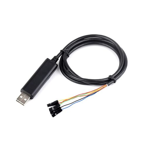 كابل تسلسلي USB إلى TTL (C) ذو 6 دبابيس، شريحة FT232RNL الأصلية مع التحكم في تدفق الأجهزة، محول مستوى الجهد 3.3 فولت/5 فولت USB إلى محول تسلسلي TTL يدعم Win7/8/8.1/10/11، Mac، Linux، Android in Saudi Arabia